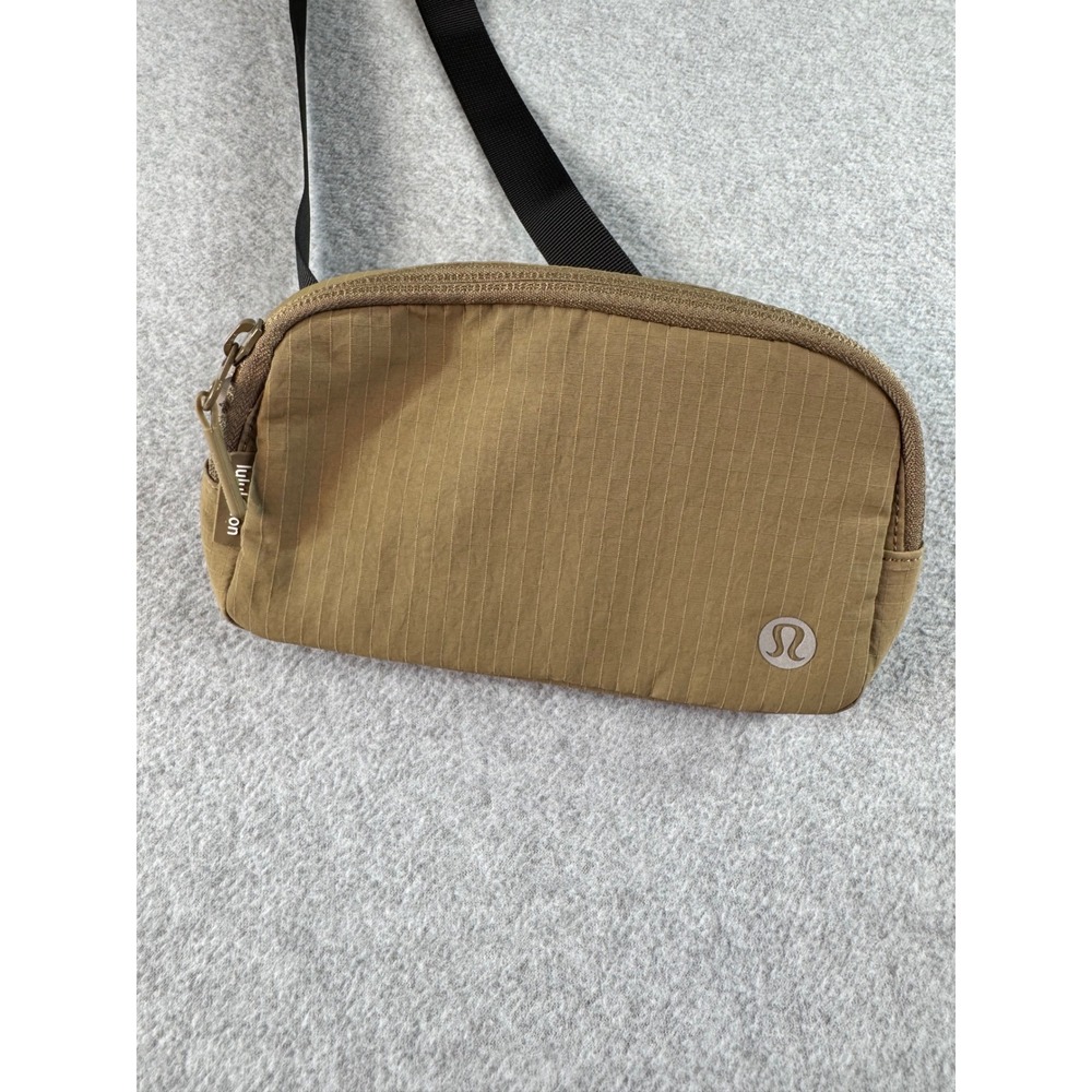 Lululemon Everywhere Mini Belt Bag .7L Khaki Tan Ripstop Nylon Waist Crossbody